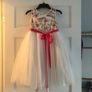 Girl’s Party Dress White